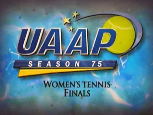 WOMEN'S TENNIS FINALS: VOD UST vs DLSU